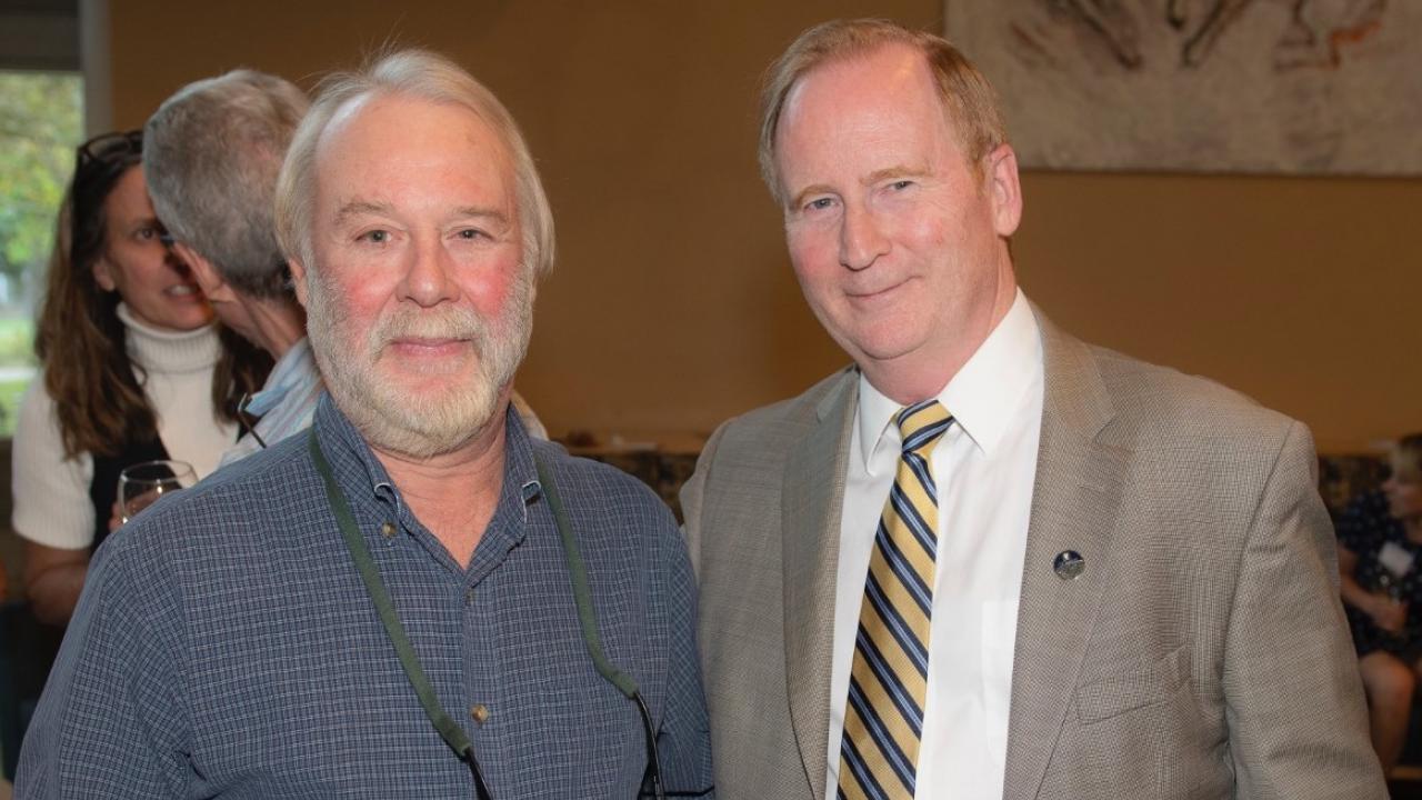 Dr. Peter Havel (on left) with Dean Michael Lairmore Peter Havel on left with Dean Michael Lairmore